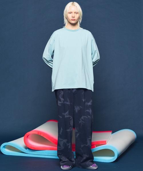 MAISON SPECIAL(メゾンスペシャル)の「《UNISEX》Sun-fade Prime-Wide Sweatpants/サンフェードプライムワイドスウェットパンツ【MAISON SPECIAL/メゾンスペシャル】■セットアップ対応■(スウェットパンツ・メンズ・ブラック/バーガンディー/ネイビー・0/1/2)」の8枚目の写真