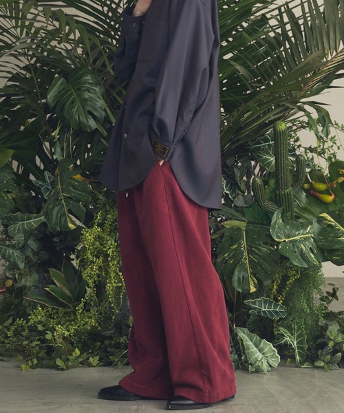 MAISON SPECIAL(メゾンスペシャル)の「《UNISEX》Sun-fade Prime-Wide Sweatpants/サンフェードプライムワイドスウェットパンツ【MAISON SPECIAL/メゾンスペシャル】■セットアップ対応■(スウェットパンツ・メンズ・ブラック/バーガンディー/ネイビー・0/1/2)」の14枚目の写真