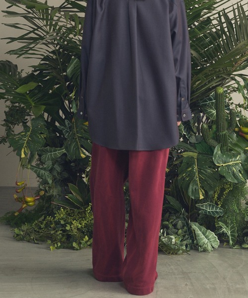 MAISON SPECIAL(メゾンスペシャル)の「《UNISEX》Sun-fade Prime-Wide Sweatpants/サンフェードプライムワイドスウェットパンツ【MAISON SPECIAL/メゾンスペシャル】■セットアップ対応■(スウェットパンツ・メンズ・ブラック/バーガンディー/ネイビー・0/1/2)」の15枚目の写真