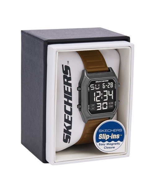 SKECHERS(スケッチャーズ)の「スケッチャーズ 腕時計 メンズ デジタル ポリウレタン SR5300(デジタル腕時計・メンズ・ブラウン・FREE)」の5枚目の写真