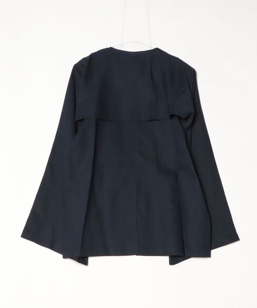 k3&co.（ケイスリーアンドコー）の「Linen Top（シャツ/ブラウス・レディース・Navy・ONE SIZE）」の2枚目の写真