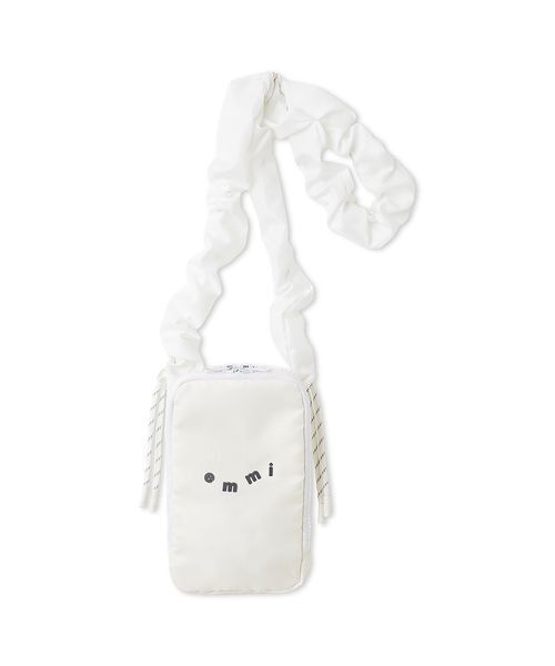 emmi（エミ）の「ギャザーショルダースマホショルダー（ショルダーバッグ・レディース・ブラック/レッド/ライトグレー/ホワイト・F）」の2枚目の写真