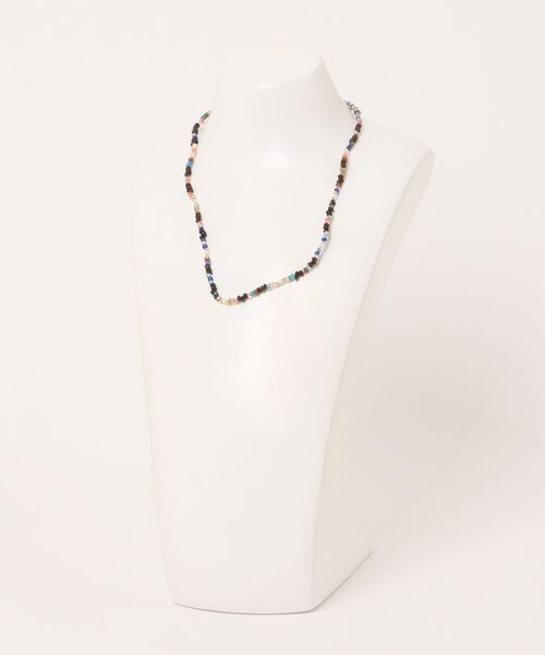 チチカカ（チチカカ）の「ココナッツ＆ビーズネックレス（ネックレス・レディース・ベージュ/ブラウン/ブルー・FREE）」の12枚目の写真