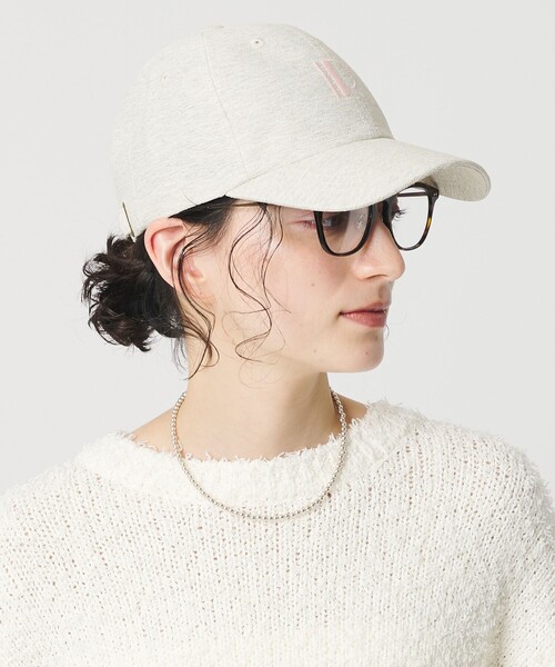Revis.（レヴィス）の「【別注】＜Revis.＞メランジ ロゴ キャップ（キャップ・レディース・ライラック/ナチュラル・FREE）」の3枚目の写真