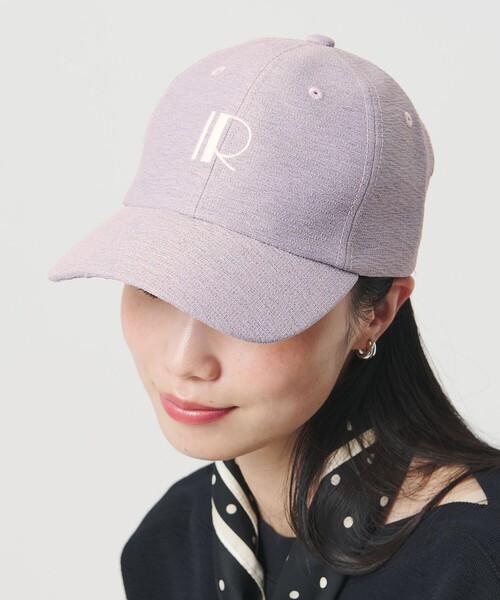 Revis.（レヴィス）の「【別注】＜Revis.＞メランジ ロゴ キャップ（キャップ・レディース・ライラック/ナチュラル・FREE）」の5枚目の写真