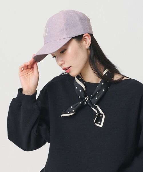 Revis.（レヴィス）の「【別注】＜Revis.＞メランジ ロゴ キャップ（キャップ・レディース・ライラック/ナチュラル・FREE）」の6枚目の写真