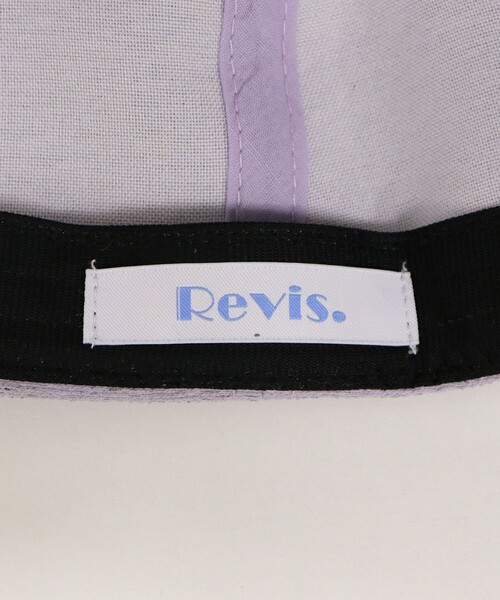 Revis.（レヴィス）の「【別注】＜Revis.＞メランジ ロゴ キャップ（キャップ・レディース・ライラック/ナチュラル・FREE）」の14枚目の写真