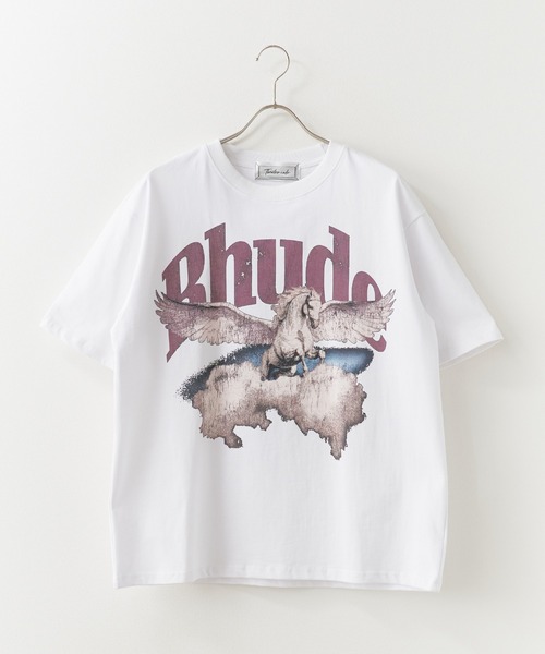 Theater code（シアターコード）の「Print Design Vintage-Style Crew Neck T-Shirt / プリントデザイン ヴィンテージライク クルーネックTシャツ 2026年春夏（Tシャツ/カットソー・メンズ・ホワイト/ブラック・M/L）」の12枚目の写真