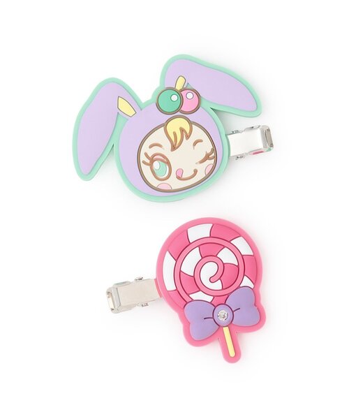 前髪クリップ【ベリエちゃん】【クランベリエちゃん】【ちびゾー