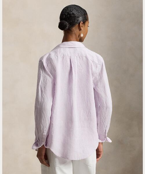 Ralph Lauren ストライプ 長袖シャツ ブラウス 美品 パープル 10 POLO RALPH LAUREN - 【お値下】RALPH LAUREN ラルフローレン シャツ