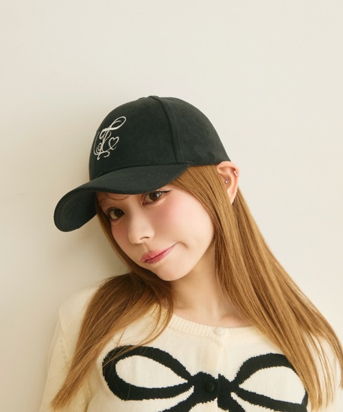 TITTY&CO.（ティティーアンドコー）の「ラメ刺繍ロゴキャップ（キャップ・レディース・アイボリー/ブラック・FREE）」の19枚目の写真