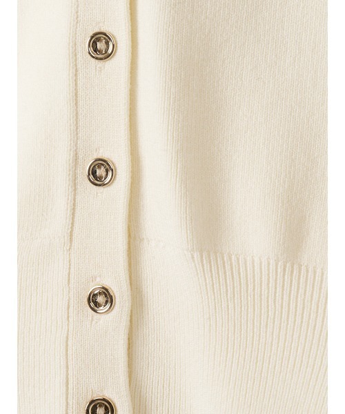 EIMY ISTOIRE（エイミーイストワール）の「【PRE ORDER】EIMYロゴチャームニットカーディガン（カーディガン/ボレロ・レディース・ピンク/ネイビー/ブラック/アイボリー・F）」の17枚目の写真