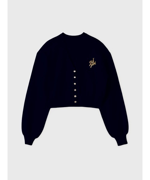 EIMY ISTOIRE（エイミーイストワール）の「【PRE ORDER】EIMYロゴチャームニットカーディガン（カーディガン/ボレロ・レディース・ピンク/ネイビー/ブラック/アイボリー・F）」の13枚目の写真