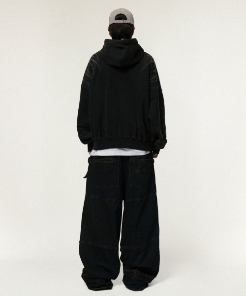 IDWS(アイドンワナセル)の「Trace Hoodie Zip Up Black(パーカー・レディース・その他・0/1/2)」の6枚目の写真