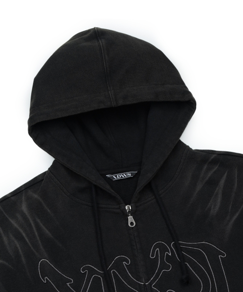 IDWS(アイドンワナセル)の「Trace Hoodie Zip Up Black(パーカー・レディース・その他・0/1/2)」の12枚目の写真