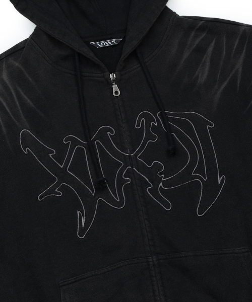IDWS(アイドンワナセル)の「Trace Hoodie Zip Up Black(パーカー・レディース・その他・0/1/2)」の13枚目の写真