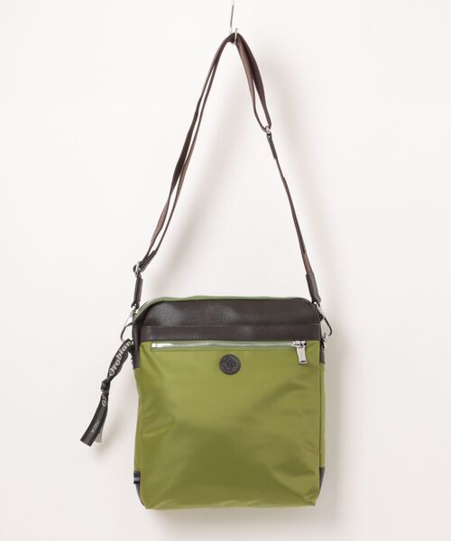 Orobianco（オロビアンコ）の「ショルダーバッグ ソロペルテ 7L A4サイズ レザー 92970（ショルダーバッグ・メンズ・ブラック/グリーン/ネイビー・FREE）」の2枚目の写真