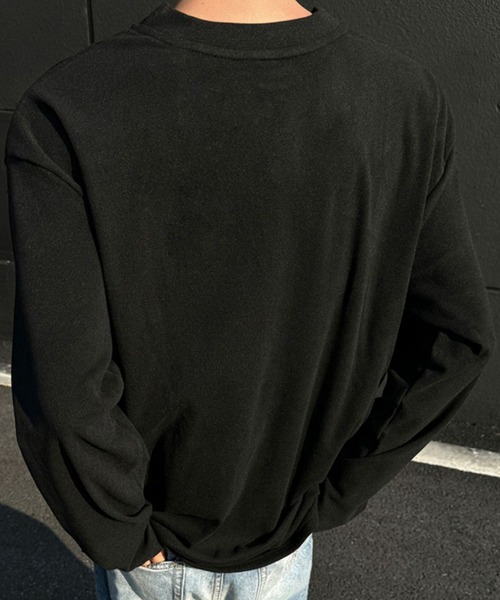 WESTBOY(ウエストボーイ)の「ディープキーネック ルーズカットソー WO26S2TP04(Tシャツ/カットソー・メンズ・ブラック/グレー/ホワイト・L/XL/M)」の19枚目の写真