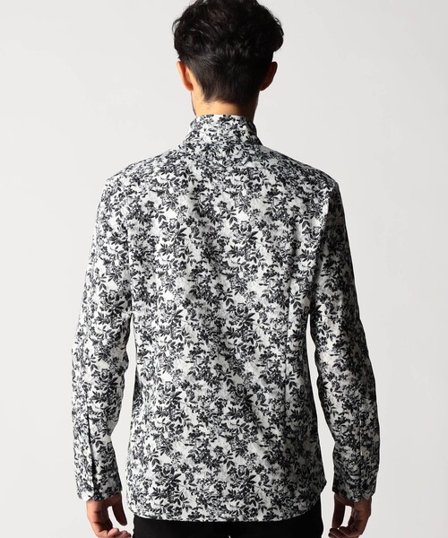 NICOLE CLUB FOR MEN（ニコルクラブフォーメン）の「アラカルトプリント スタンドカラーシャツ（シャツ/ブラウス・メンズ・その他3/その他2/ホワイト/ブルー・XL/M/L）」の13枚目の写真