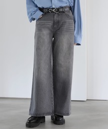 SOCCE（ソーシー）の「12OZルーズシルエットセミフレアワイドデニム（デニムパンツ）」