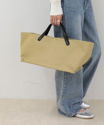 fredy emue | 【ARTESANOS/アルテサノス】 レザーハンドルキャンバストートバッグ(ショルダーバッグ)