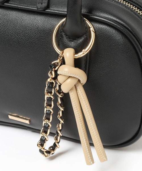 BAYFLOW（ベイフロー）の「チェーンチャームミニボストン（ハンドバッグ・レディース・ブラック/ナチュラル/ブラウン・FREE）」の15枚目の写真