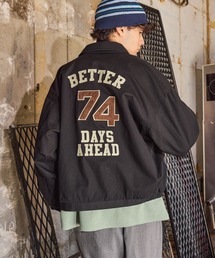 niko and... | 刺繍スカブルゾン(ブルゾン)