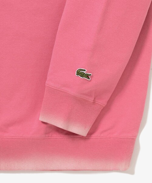 LACOSTE(ラコステ)の「ヴィンテージエフェクト ロゴクルーネックスウェット(スウェット・メンズ・イエロー/グレイッシュブルー/ダークアッシュ/ピンク・2/3/5/4)」の13枚目の写真