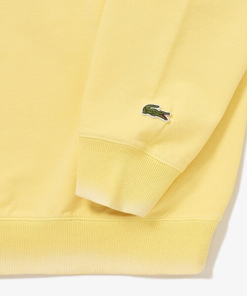 LACOSTE(ラコステ)の「ヴィンテージエフェクト ロゴクルーネックスウェット(スウェット・メンズ・イエロー/グレイッシュブルー/ダークアッシュ/ピンク・2/3/5/4)」の16枚目の写真