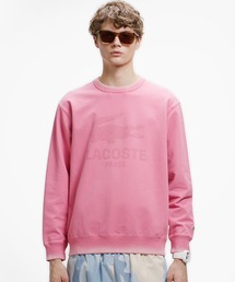 ラコステ スポーツ トレーナー ピンク LACOSTE（ラコステ） トレーナー スウェット ステッチクルーネック