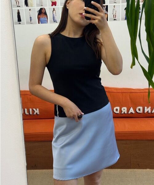 Kijun（キジュン）の「ベーシック ボートネック タンクトップ ホワイト（Tシャツ/カットソー・レディース・その他・SMALL/MEDIUM）」の8枚目の写真