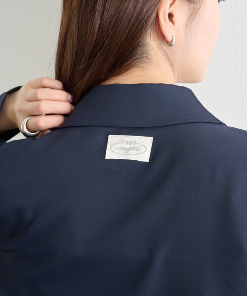 mystic(ミスティック)の「パフショートジャケット(テーラードジャケット・レディース・チャコールグレー/ネイビー・FREE)」の21枚目の写真