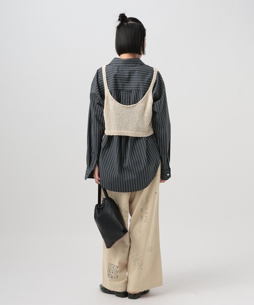 BAYFLOW（ベイフロー）の「[手描き風イラストをプリント]グラフィティタックパンツ（その他パンツ・レディース・ライトベージュ/ブラウン・MEDIUM/SMALL）」の18枚目の写真