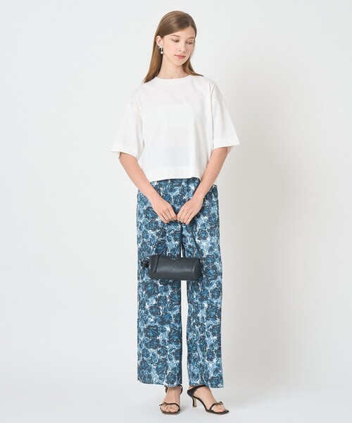ANAYI(アナイ)の「コットン天竺半袖オーバー プルオーバー(Tシャツ/カットソー・レディース・ブラック/オフホワイト・38/36)」の13枚目の写真