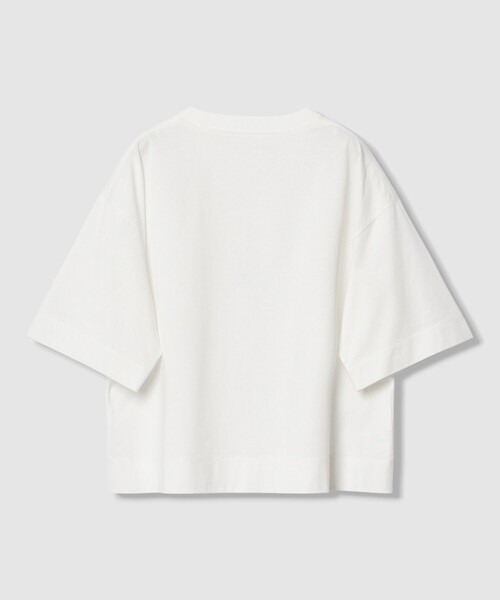 ANAYI(アナイ)の「コットン天竺半袖オーバー プルオーバー(Tシャツ/カットソー・レディース・ブラック/オフホワイト・38/36)」の21枚目の写真
