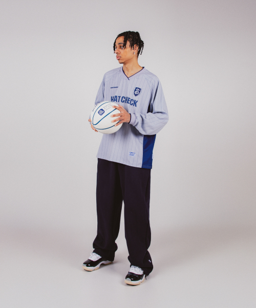 ALL DAY HOOPS（オールデイフープス）の「ADH ワイドストリングスウェットパンツ [ネイビー]（スウェットパンツ・メンズ・その他・2/3）」の2枚目の写真