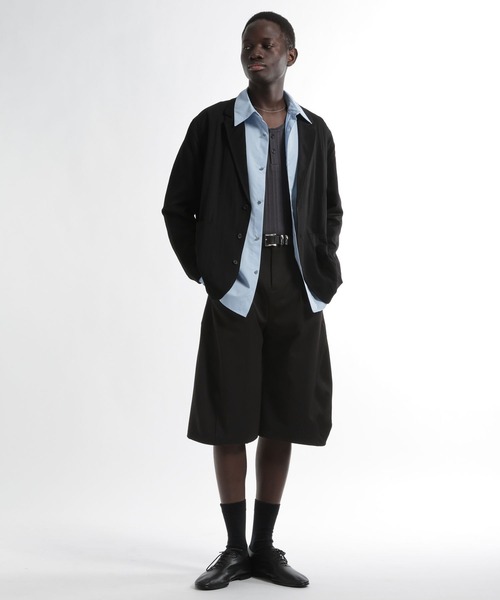 HARE（ハレ）の「3Dショートパンツ(HARE)（スラックス・メンズ・グレー/ブラック・FREE）」の4枚目の写真