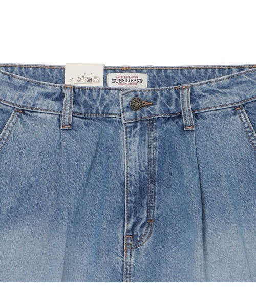 GUESS JEANS(ゲスジーンズ)の「GUESS JEANS Baggy Short デニムパンツ(デニムパンツ・メンズ・ライトインディゴブルー・29inch/31inch/32inch/34inch/28inch/30inch)」の8枚目の写真