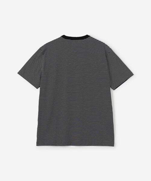 handvaerk(ハンドバーク)の「handvaerk | 60/2 クルーネック半袖Tシャツ STRIPE MEN(Tシャツ/カットソー・メンズ・ブラック系その他・L/S/M/XL)」の3枚目の写真