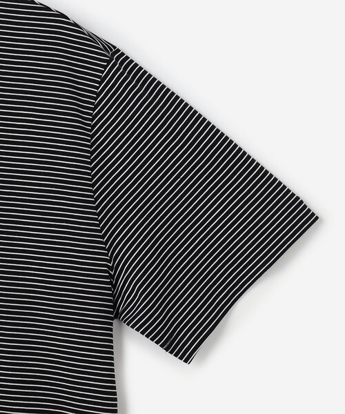 handvaerk(ハンドバーク)の「handvaerk | 60/2 クルーネック半袖Tシャツ STRIPE MEN(Tシャツ/カットソー・メンズ・ブラック系その他・L/S/M/XL)」の5枚目の写真