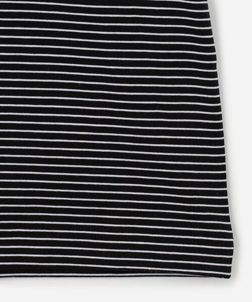 handvaerk(ハンドバーク)の「handvaerk | 60/2 クルーネック半袖Tシャツ STRIPE MEN(Tシャツ/カットソー・メンズ・ブラック系その他・L/S/M/XL)」の6枚目の写真