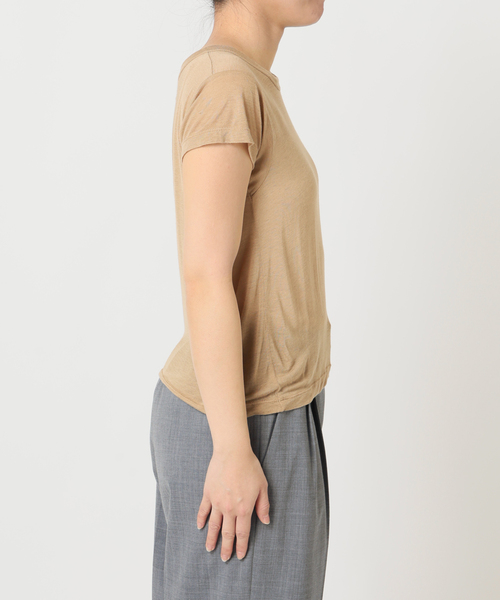 CITYSHOP(シティーショップ)の「ASHER AVA BABY TEE L264-J134:Tシャツ(Tシャツ/カットソー・レディース・ベージュ・SMALL)」の13枚目の写真