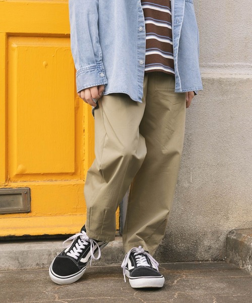 GLOBAL WORK（グローバルワーク）の「スゴラク撥水ベイカーバレルパンツ/638222（その他パンツ・キッズ・ベージュ/カーキ/インディゴブルー・130cm/160cm/150cm/140cm）」の8枚目の写真