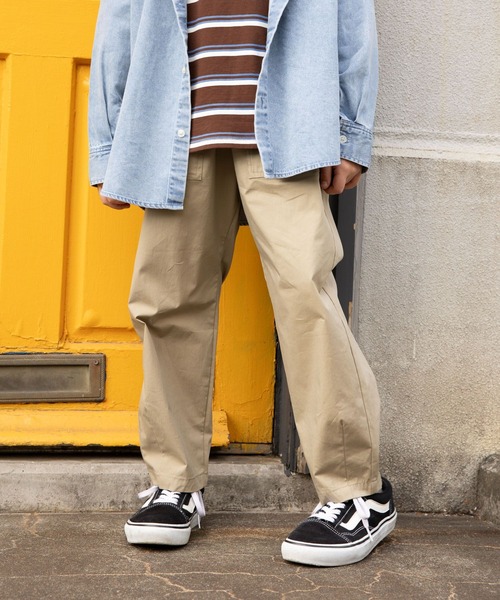 GLOBAL WORK（グローバルワーク）の「スゴラク撥水ベイカーバレルパンツ/638222（その他パンツ・キッズ・ベージュ/カーキ/インディゴブルー・130cm/160cm/150cm/140cm）」の10枚目の写真