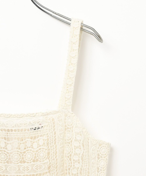 LEPSIM（レプシィム）の「レースキャミ　634422（キャミソール・レディース・ブラック/アイボリー・FREE）」の12枚目の写真