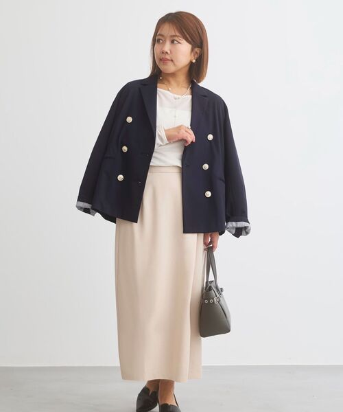 COHINA(コヒナ)の「アシメタックIラインスカート 【低身長・小柄女性】(スカート・レディース・ベージュ/ミント・S-Short/S-Regular/XS-Regular/XS-Short)」の19枚目の写真