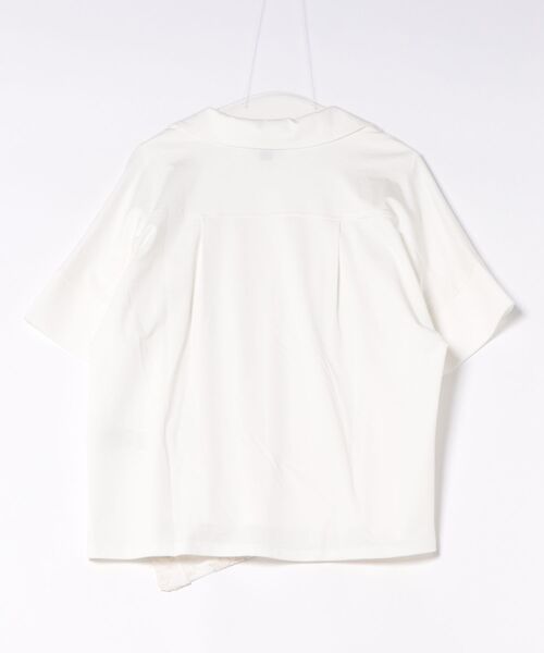 ATSURO TAYAMA(アツロウタヤマ)の「インナー付きドレープブラウス(Tシャツ/カットソー・レディース・ホワイト・L/M)」の13枚目の写真