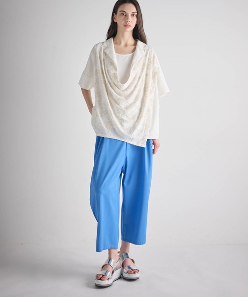 ATSURO TAYAMA(アツロウタヤマ)の「インナー付きドレープブラウス(Tシャツ/カットソー・レディース・ホワイト・L/M)」の9枚目の写真