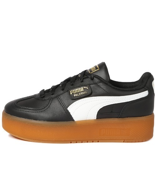 PUMA(プーマ)の「プーマ PUMA パレルモ ELEVATA LTH(スニーカー・レディース・ブラック・23.0cm/23.5cm/24.0cm/24.5cm/25.0cm/25.5cm/26.0cm)」の1枚目の写真