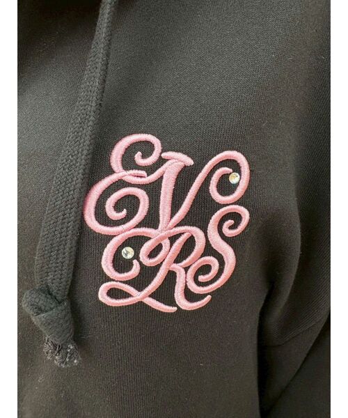 EVRIS（エヴリス）の「Lovingグラフィックジップパーカー（パーカー・レディース・ピンク/グレー/ブラック・FREE）」の10枚目の写真